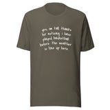 tall conversations t-shirt