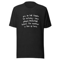 tall conversations t-shirt